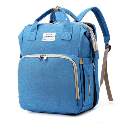 2-in-1 Diaper Backpack with Changing Station