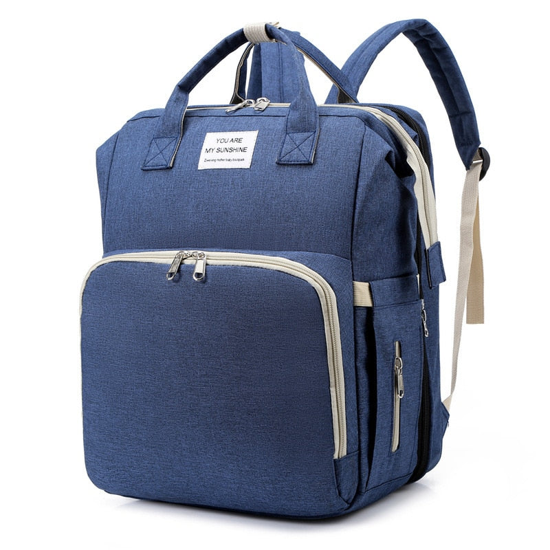 2-in-1 Diaper Backpack with Changing Station