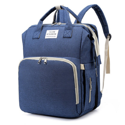 2-in-1 Diaper Backpack with Changing Station