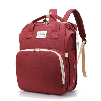 2-in-1 Diaper Backpack with Changing Station