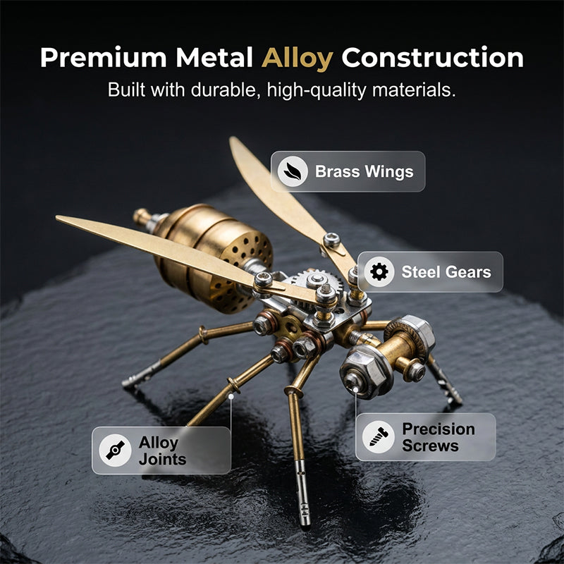 3D Metal Bee Model Kit DIY Assembly Set of 2