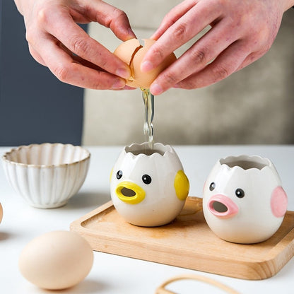 Chick-Shaped Egg Separator