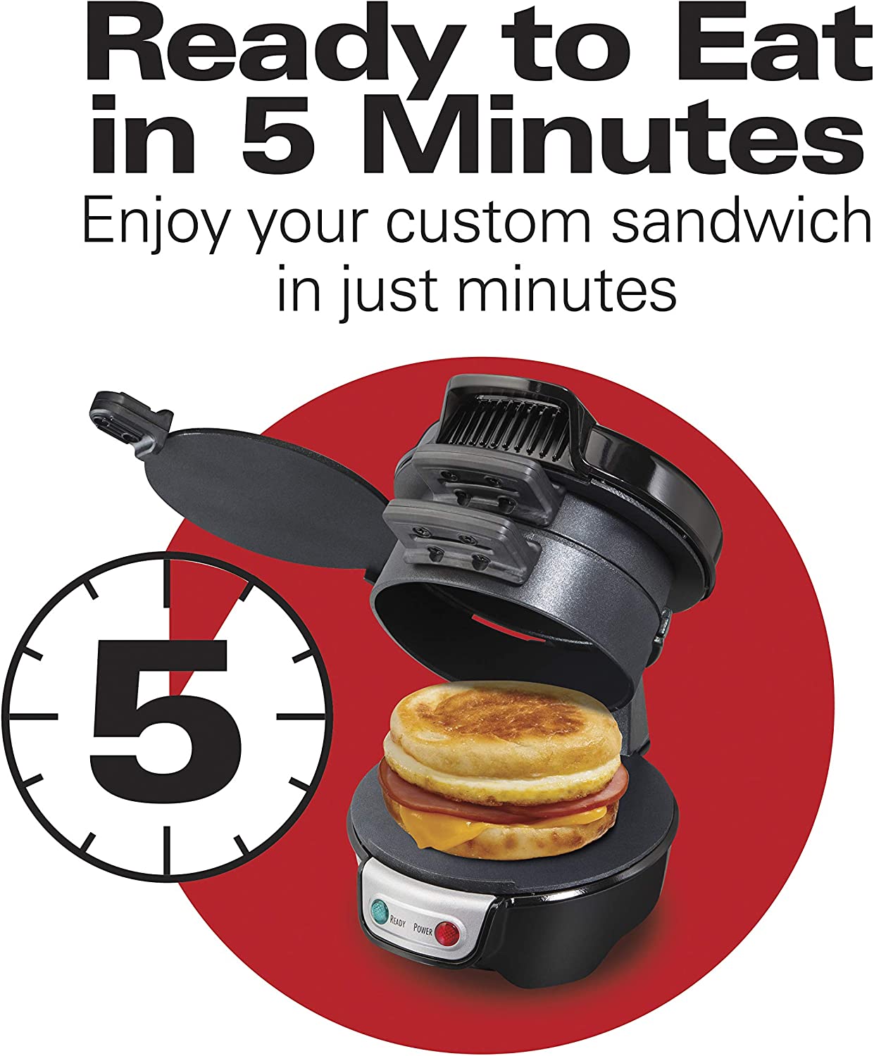 Compact Cylindrical Sandwich Maker