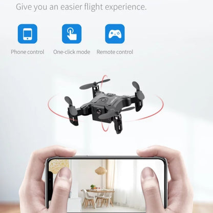 Compact X-Layout Drone with Wrist-Mounted Controller