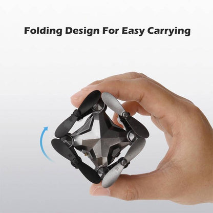 Compact X-Layout Drone with Wrist-Mounted Controller