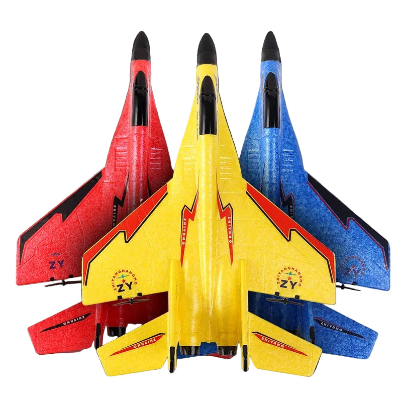 Fixed-Wing Fighter-Style Model Airplane Toy