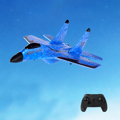 Fixed-Wing Fighter-Style Model Airplane Toy