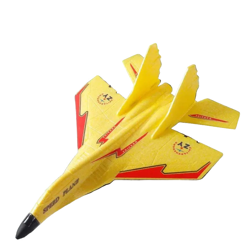 Fixed-Wing Fighter-Style Model Airplane Toy