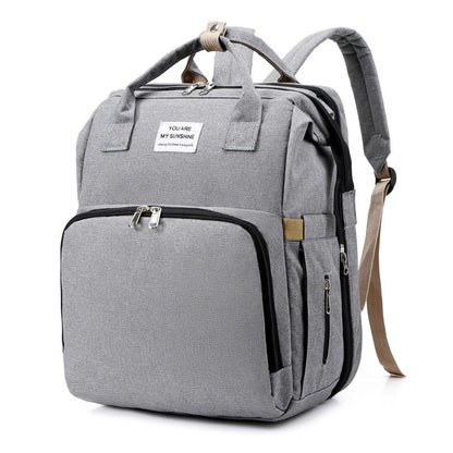 2-in-1 Diaper Backpack with Changing Station