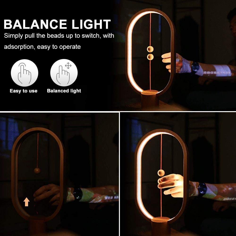 Magnetic Activation Oval LED Lamp