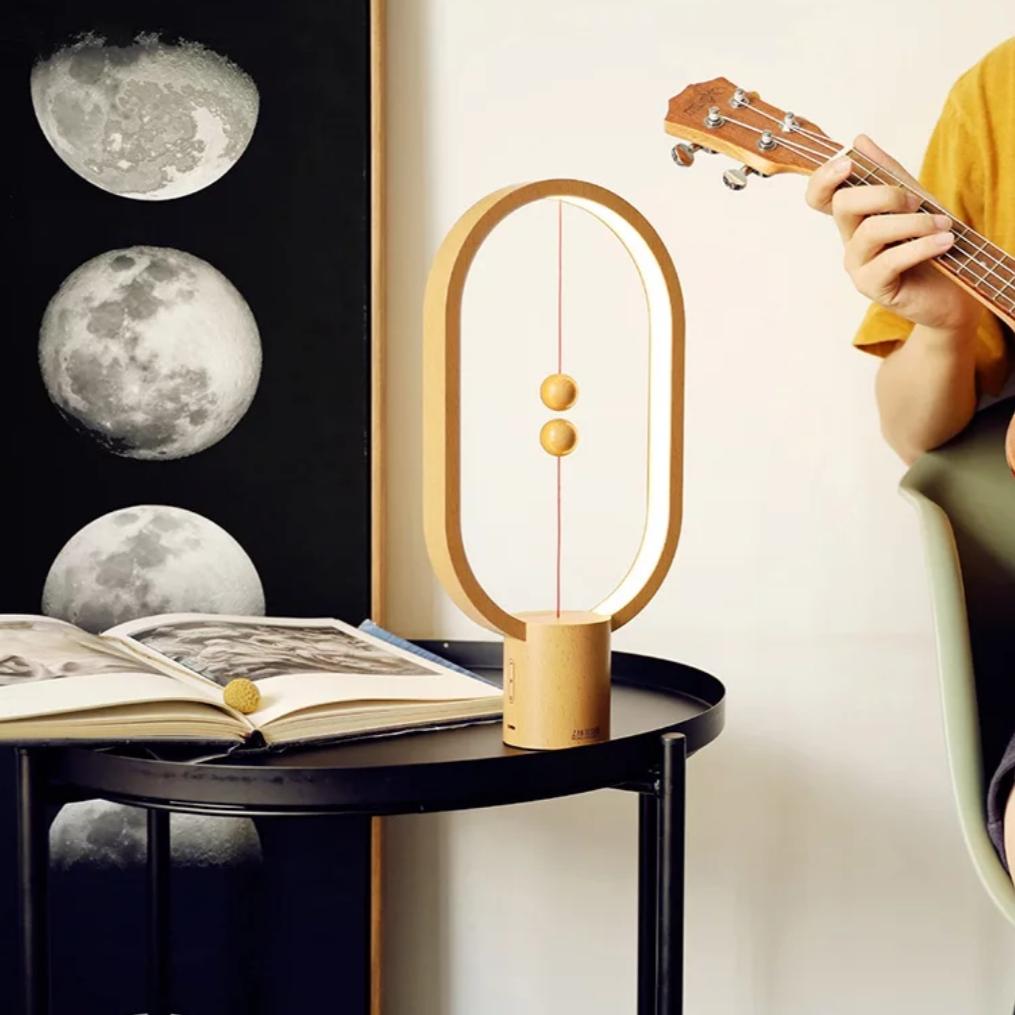 Magnetic Activation Oval LED Lamp