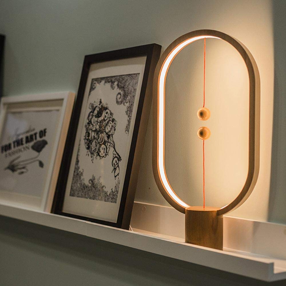 Magnetic Activation Oval LED Lamp