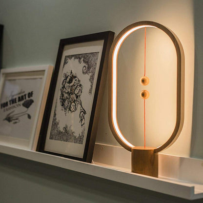 Magnetic Activation Oval LED Lamp