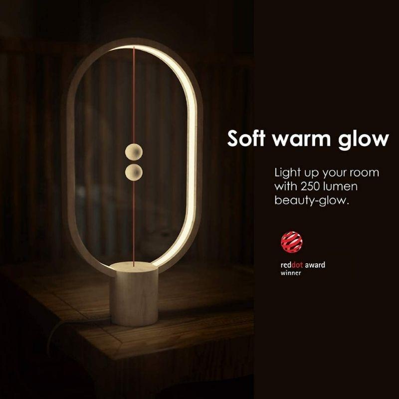 Magnetic Activation Oval LED Lamp