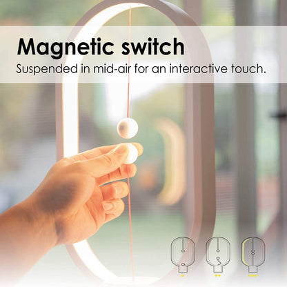 Magnetic Activation Oval LED Lamp