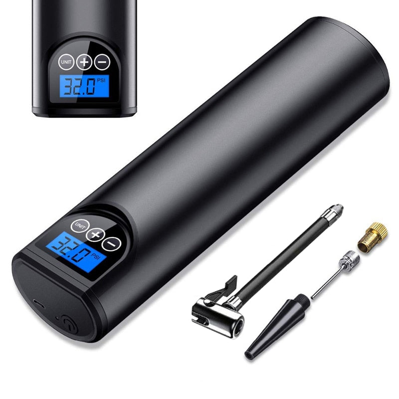 Portable Electric Air Pump with Digital Display