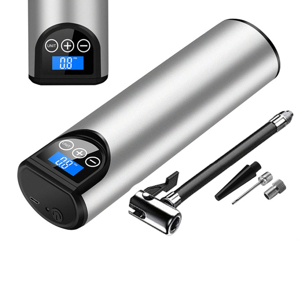 Portable Electric Air Pump with Digital Display
