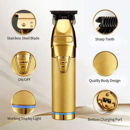 Professional Cordless T-Blade Hair Clipper