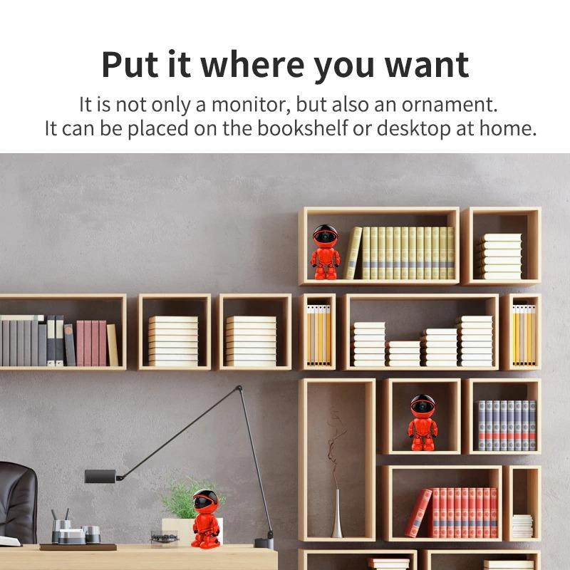 Robot-Shaped Security Camera