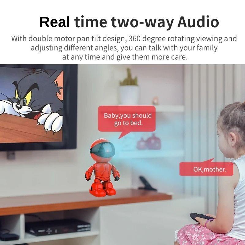 Robot-Shaped Security Camera