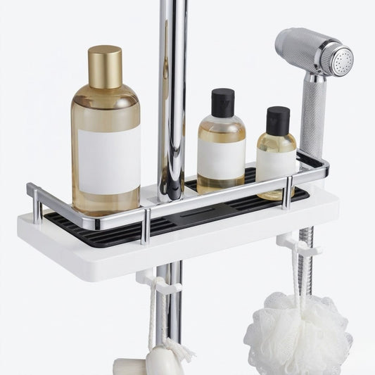 Shower Storage Rack with Drainage Trays