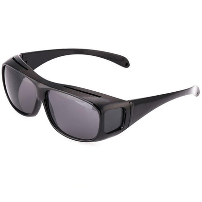 Tinted Driving Glasses with Wraparound Frame