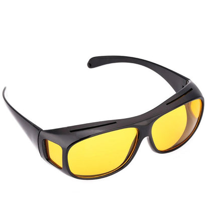 Tinted Driving Glasses with Wraparound Frame