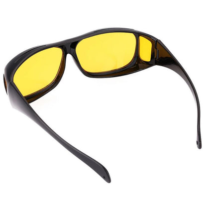 Tinted Driving Glasses with Wraparound Frame