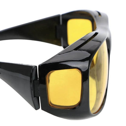 Tinted Driving Glasses with Wraparound Frame