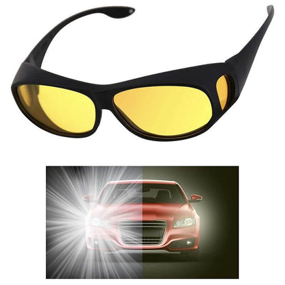 Tinted Driving Glasses with Wraparound Frame