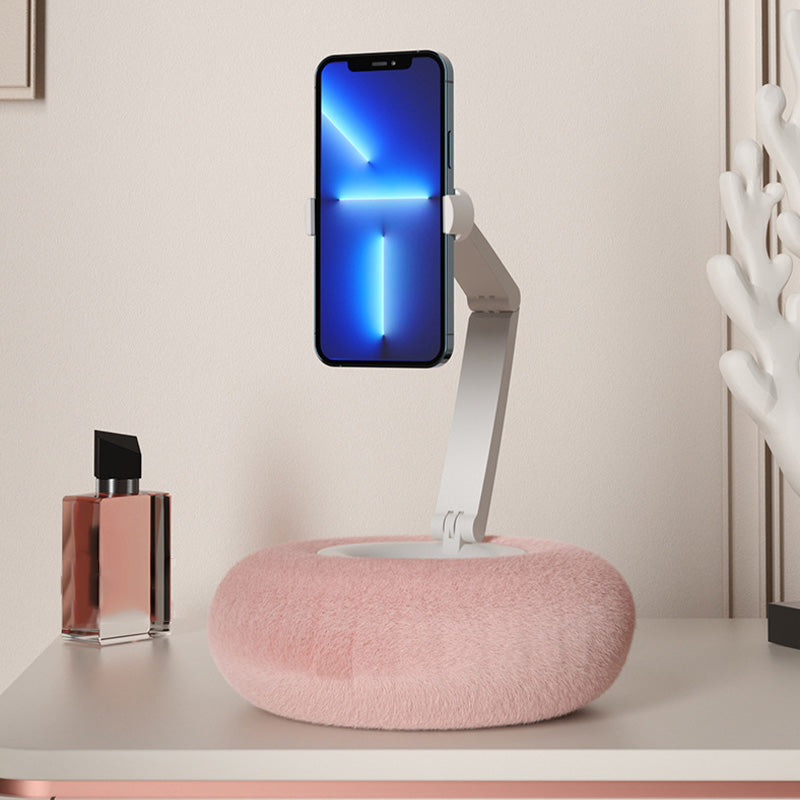 Adjustable Phone Stand with Plush Pillow Base Set of 2