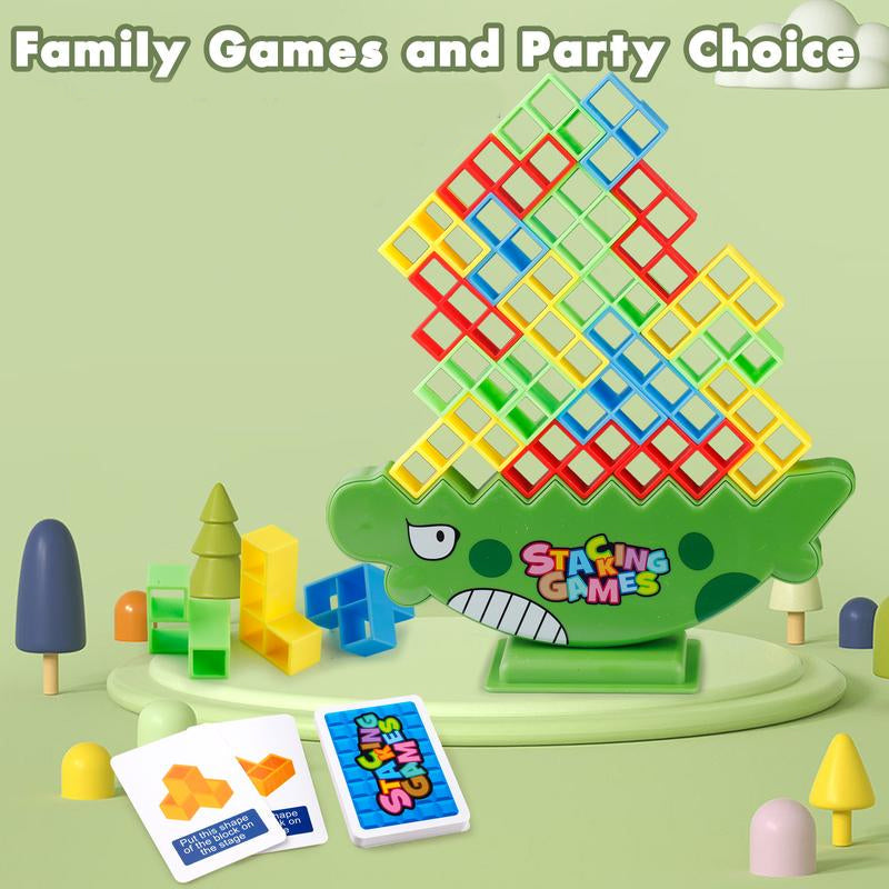 Balance Tower Stacking Game 48 Blocks Set of 3