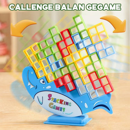 Balance Tower Stacking Game 48 Blocks Set of 3