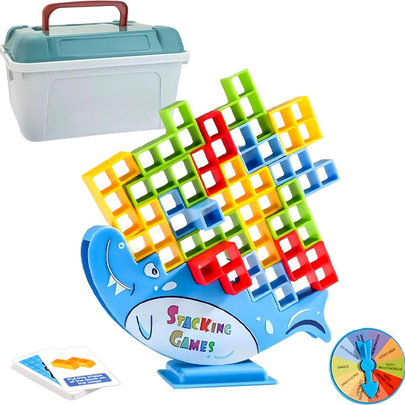 Balance Tower Stacking Game 48 Blocks Set of 3