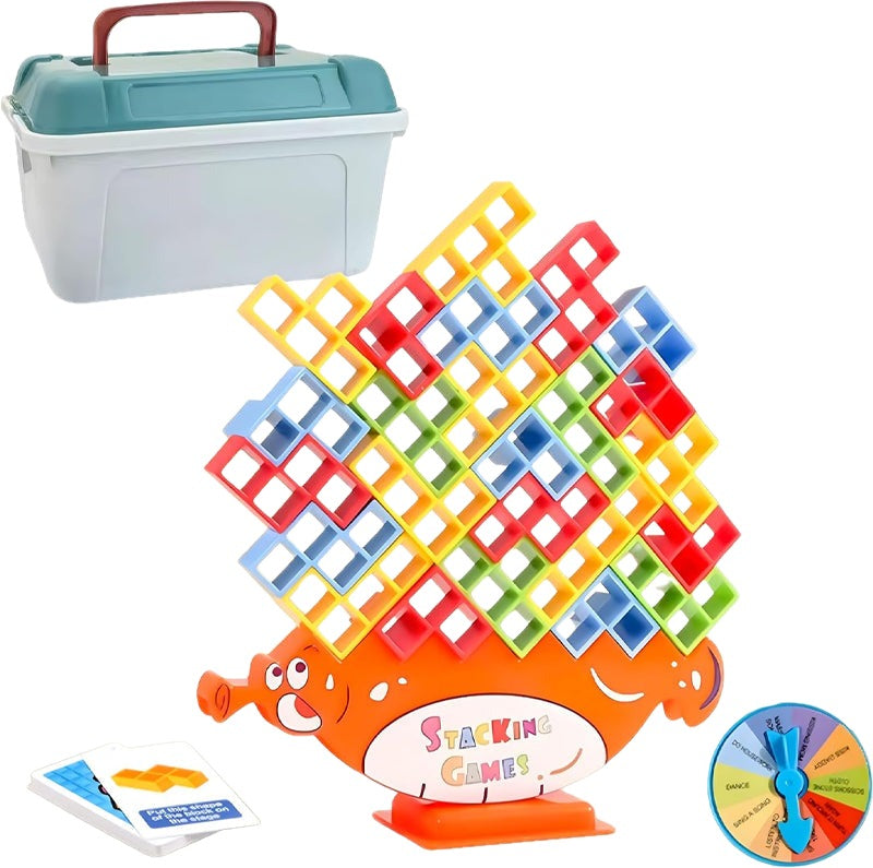Balance Tower Stacking Game 48 Blocks Set of 3