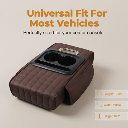 Car Console Armrest Organizer with Cup Holders Set of 3