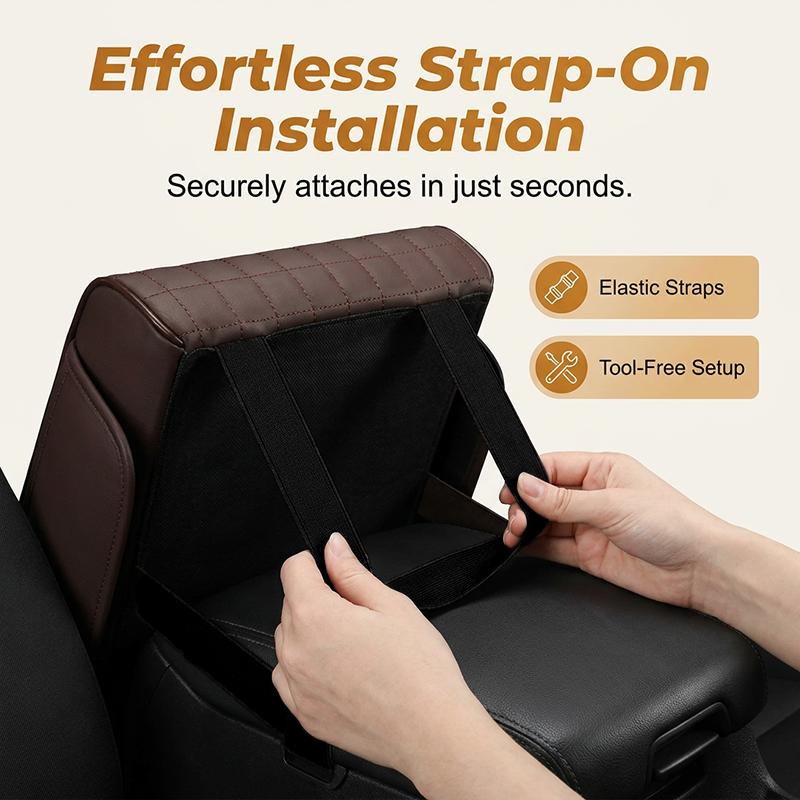 Car Console Armrest Organizer with Cup Holders Set of 3