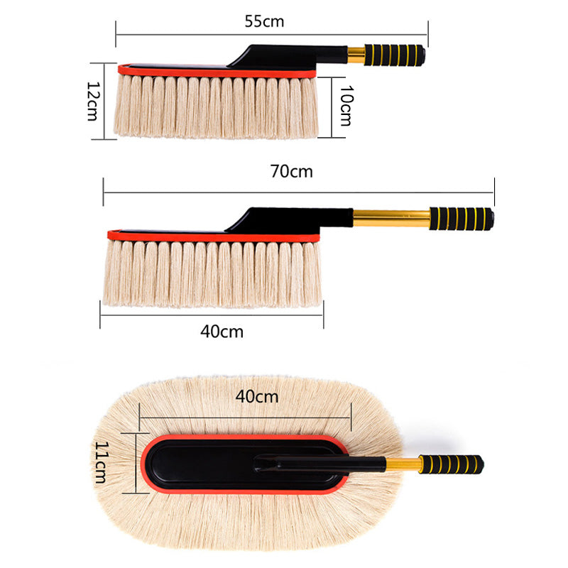 Car Duster with Telescoping Handle Wax Cotton Set of 3