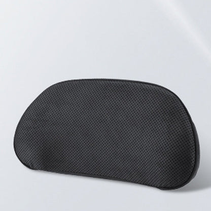 Car Headrest or Lumbar Pillow Memory Foam Suede