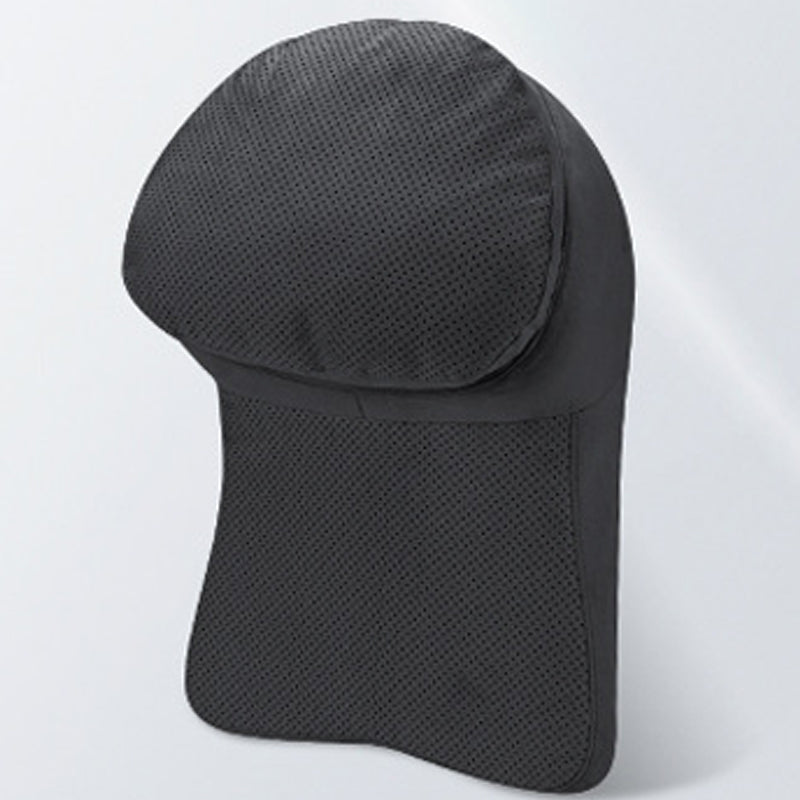 Car Headrest or Lumbar Pillow Memory Foam Suede