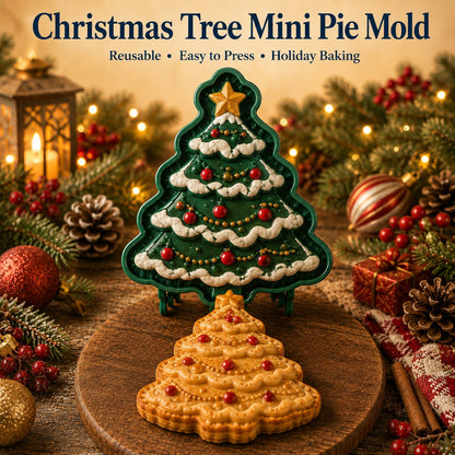 Christmas Mini Pie Mold 4.72 x 4.72 Inch Holiday Designs