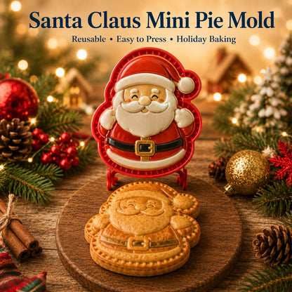Christmas Mini Pie Mold 4.72 x 4.72 Inch Holiday Designs