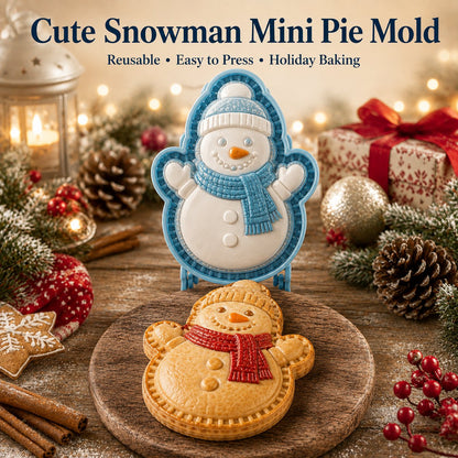 Christmas Mini Pie Mold 4.72 x 4.72 Inch Holiday Designs