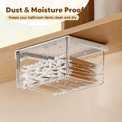 Clear Pull Out Under Cabinet Drawer Organizer