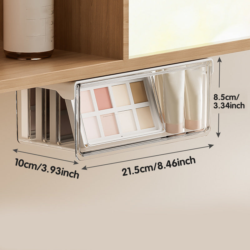 Clear Pull Out Under Cabinet Drawer Organizer