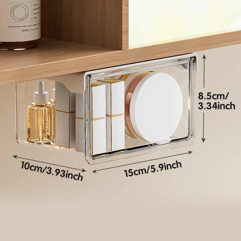 Clear Pull Out Under Cabinet Drawer Organizer