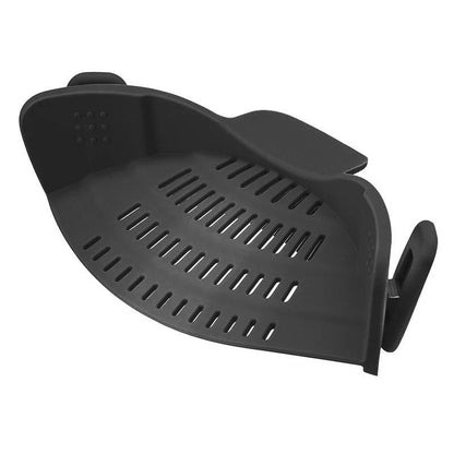 Clip On Pot Strainer Silicone 9 x 4.9 Inches Set of 2
