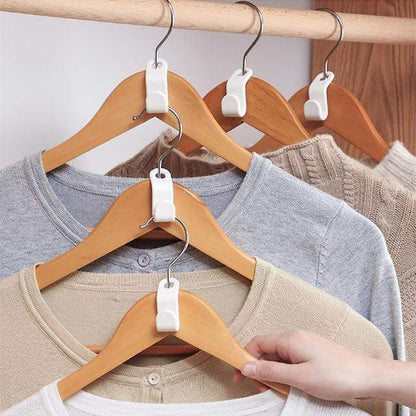 Clothes Hanger Connector Hooks 6 Pack Plastic Set of 3