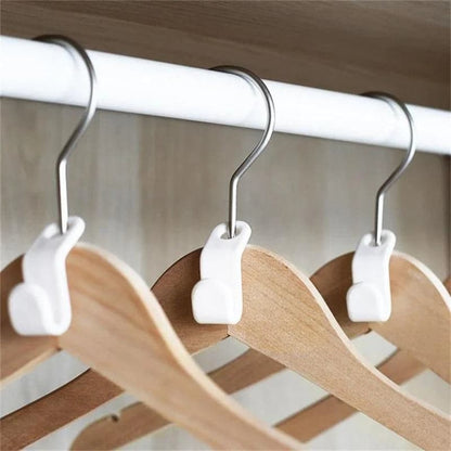 Clothes Hanger Connector Hooks 6 Pack Plastic Set of 3