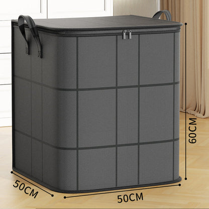 Comforter Storage Bag with Zipper and Handles Non Woven Fabric